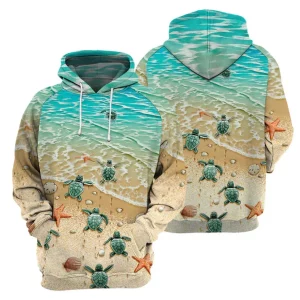 Sea Turtle 3D All Over Printed Hoodie