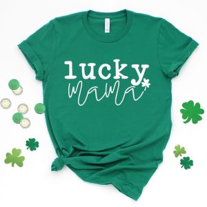 Lucky Mama Shirt, Women's St Patty's Shirt