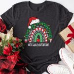 Be Merry Jolly Kind Teacher Crew Christmas Shirt, Custom Teacher Christmas Shirt