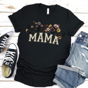 Mama Shirt, Wildflowers Mama TShirt, Mothers Day Gift