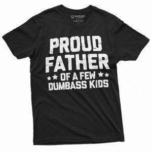 Men's Funny Dad of few dumbass kids Tall T-shirt