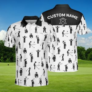 Personalized Sport Golf Polo Shirt, Personalized Golf Polo Shirt For Golfer, Gift For Golfer