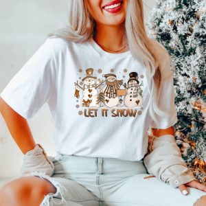 Let It Snow Shirt, Winter T-Shirt