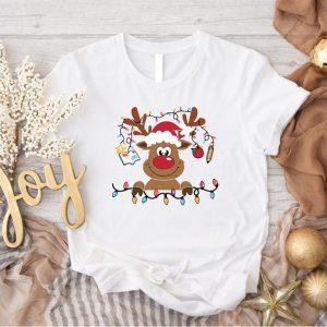 Reindeer Teacher Christmas T-shirt, School Christmas Party Shirt, Funny Deer Christmas Tee