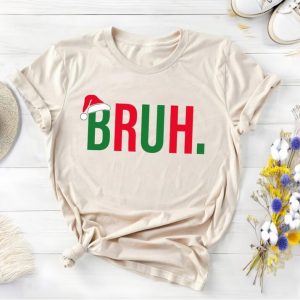 Bruh Christmas Sweatshirt, Gifts For Him Her Mom Dad